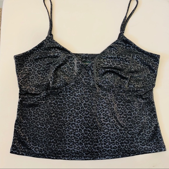 Animal print Crop Top Cami